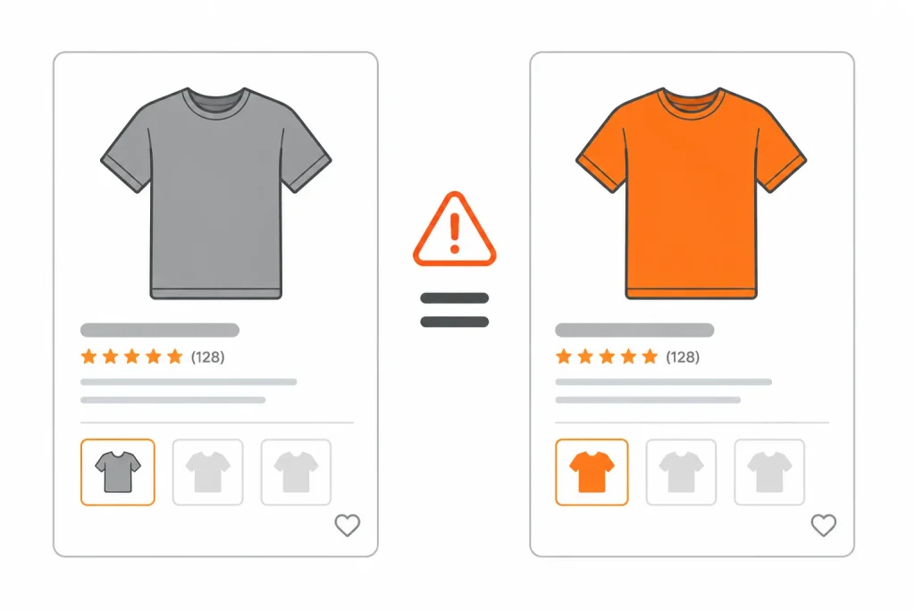 Illustration showing that minor design changes do not avoid patent infringement