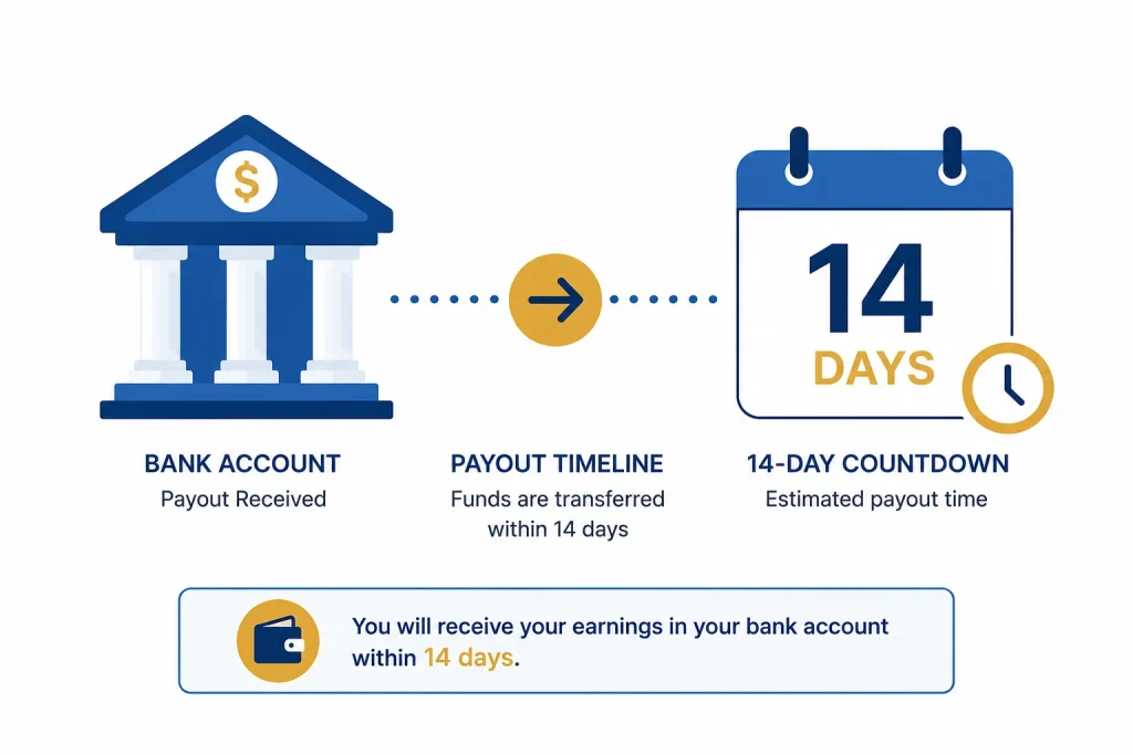 Illustration showing the payout timeline for Amazon UAE sellers (1)