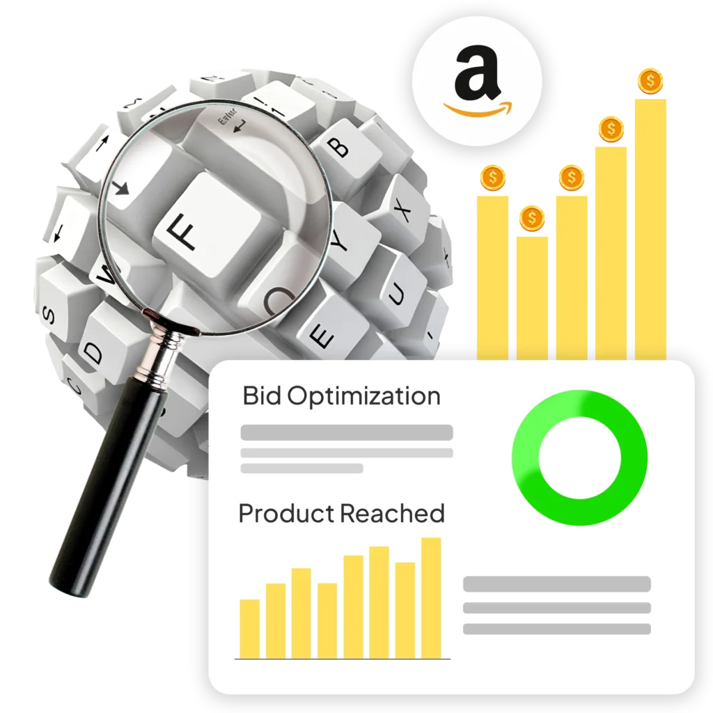 Amazon Keyword Targeting & Bid Optimization Service copy