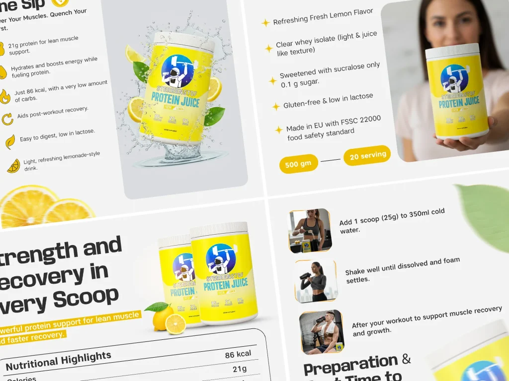 Listing Images - Protien Juice