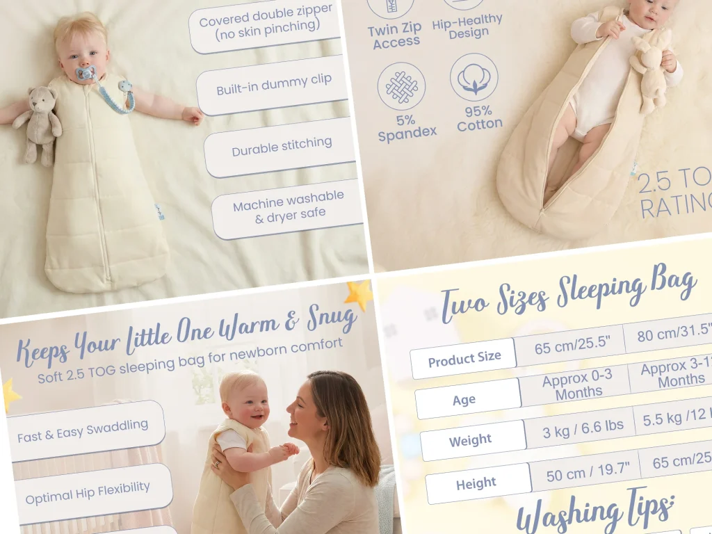 Listing Images - Baby Seepling Bag